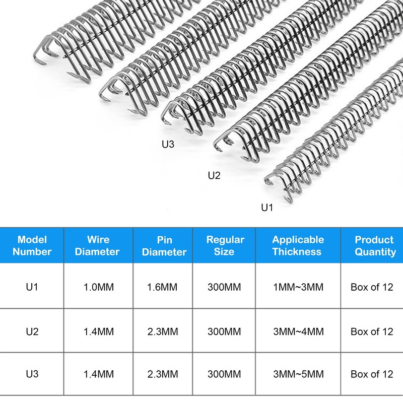 12'' U1 Conveyor Belt Splicer Stainless Steel Wire Hooks Belt