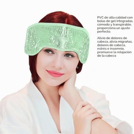 Paquete de Hielo de Gel para la Cabeza, Reducción del Dolor Compresa Fría o Caliente Paquete de Hielo para la Migraña Paquete de Hielo para la Migraña
