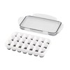 APS Set of 2 Ice Cube Trays with Transparent Lid