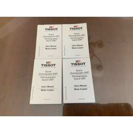 Tissot Watch Instructions Booklet Users Manual Quartz Chronographs GMT only ONE
