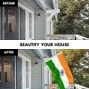 UD_Flag Pole 6FT Silver Tangle Free & India Indian Flag