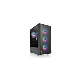 S200 Plus TG ARGB Mid Tower Computer Chassis; 4 x 120mm ARGB Fans Pre-Installed; Mesh Front Panel; TG Side Window; CA-1X2-00M1WN-01; 3 Year Warranty