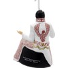 Rock and Roll King Elvis Singer Glass Christmas Ornament