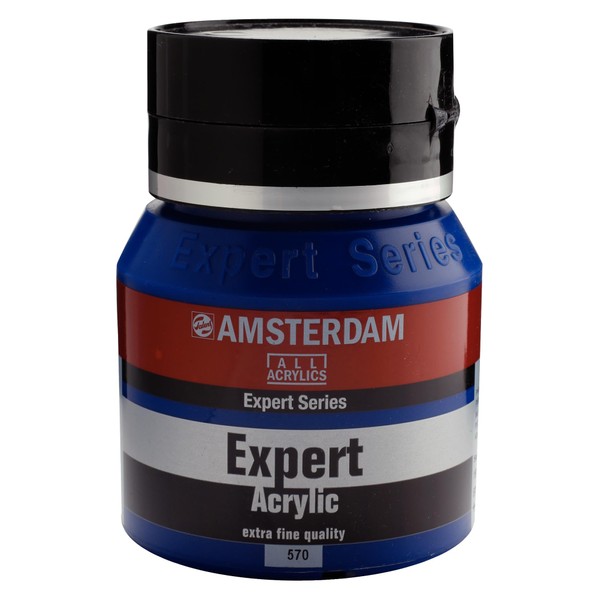 Amsterdam Expert Series Acrylic Jar 400 ml Phthalo Blue 570