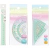 Nishi Takashi Macaron Series Ruler Set, 3 Types, Pistachio MR-TPPI