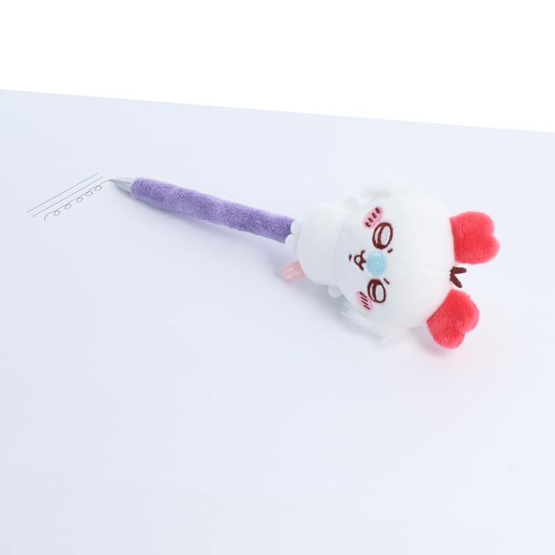 Sun-Star Stationery Chiikawa Oil-Based Ballpoint Pen with Mascot, Comic Scene