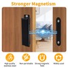 Blifula Cabinet Magnetic Catch 8 Pack Black Cabinet Door Magnetic