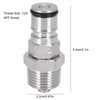 19/32‑18 Ball Lock Post with 1/2in NPT Male Thread Gas