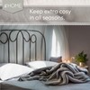 iN Fleece Throw Blanket for Sofas Couch - Super Soft