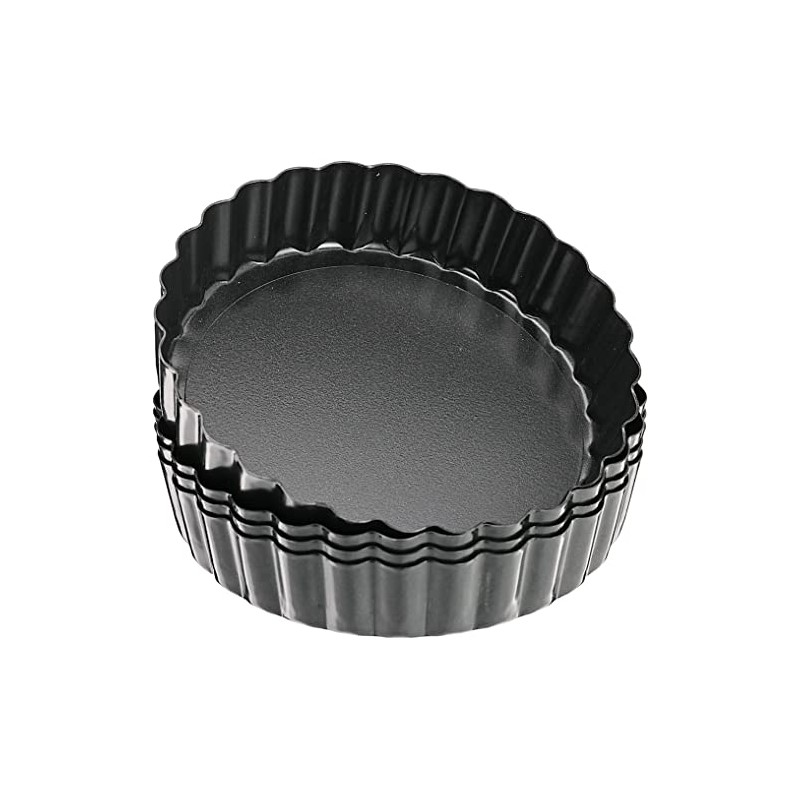 Küchenprofi Backform 4er-Set, metall,schwarz