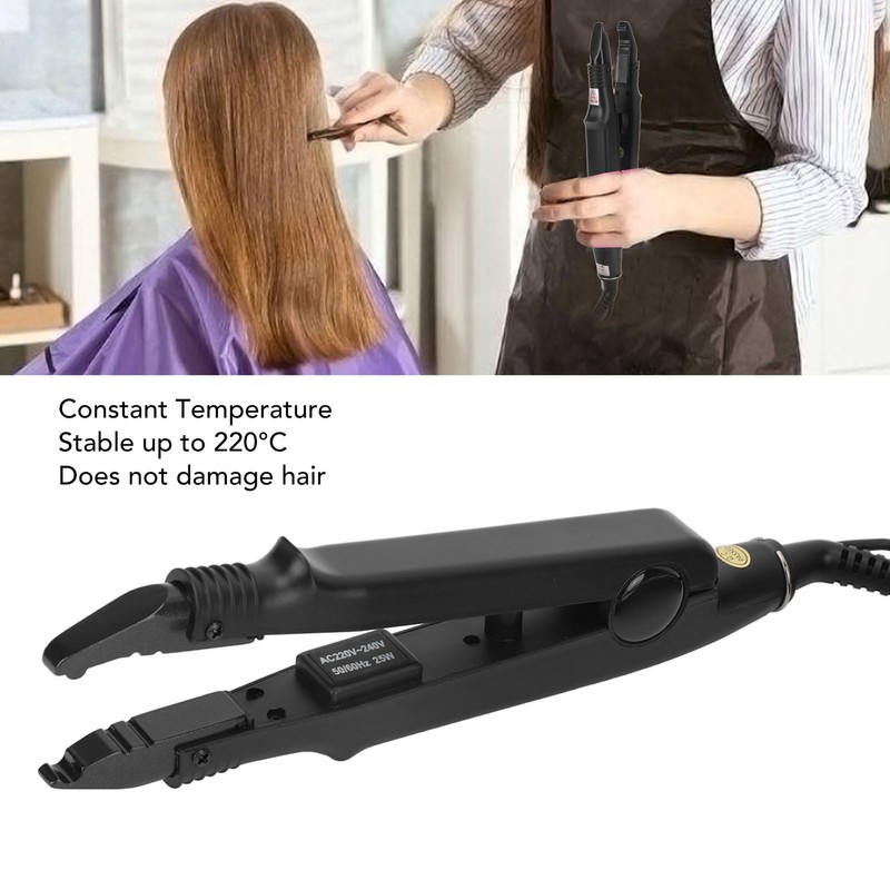 Hair Extension Iron Kit Constant Temperature Adjustable Hair Connector Tools