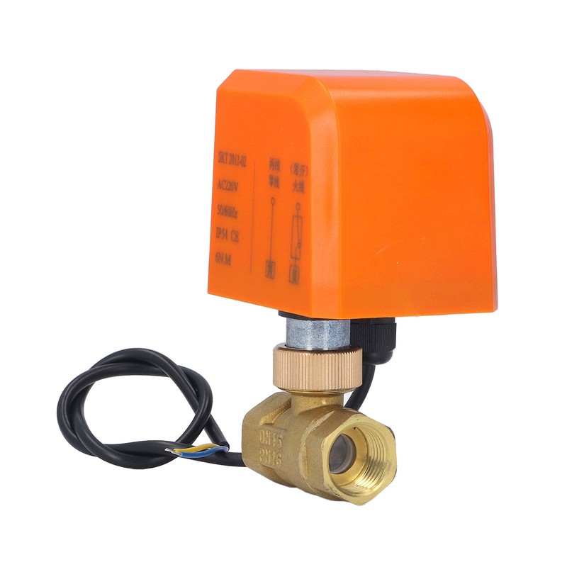 DN15 2 Way 2 Wire Electrical Ball Valve Normally Open