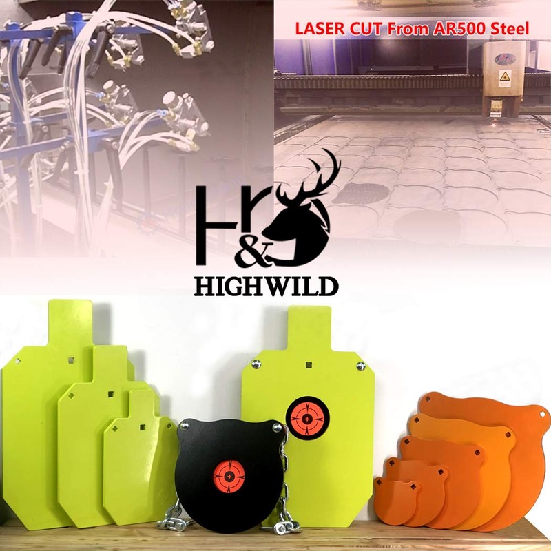 Highwild Target Stand AR500 Steel Target System - 6" x
