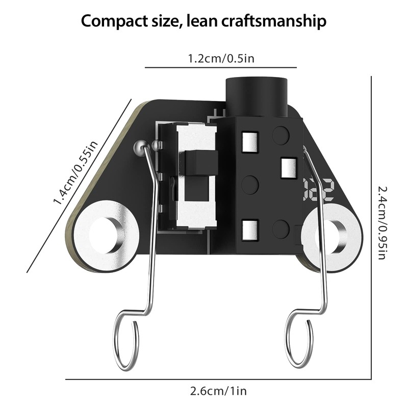Double Paddle Key Socket Replacement - CW Key Automatic Stainless