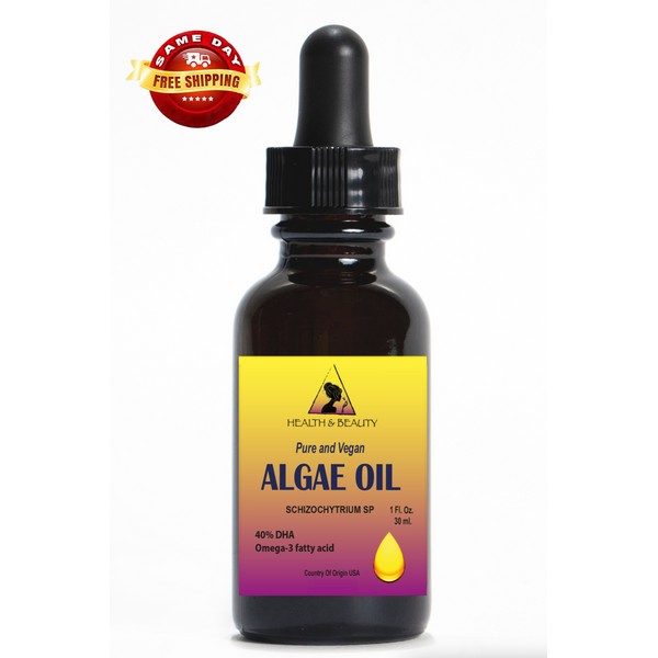 H&B OILS CENTER ALGAE OIL VEGAN DHA-40% OMEGA-3 FATTY ACIDS