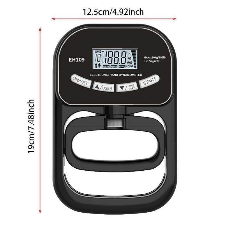 Electronic Hand Grip Strength Trainer, Handheld Digital Display Hand Grip