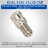 ST Shengtuo V2B Double Seal Valve Stem Cap, Suitable for