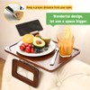 Smatdecis Couch Arm Tray Table Sofa Arm Clip Table,Armrest Tray