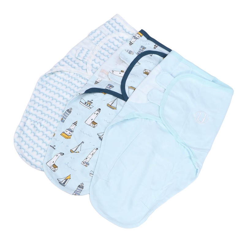 3pcs Baby Swaddle Sleep Sacks Cotton Swaddle Blanket for 0