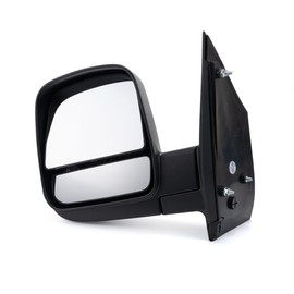 For GMC Savana 2500/Savana 3500 2008-2021 Door Mirror Driver Side | Manual Glass | Non-Heated | Dual Glass | Manual Folding | Textured Black | Non-Towing | With Blind Spot Glass | GM1320395 | 20838065