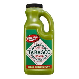 Tabasco Milder Green Pepper Sauce (64 Ounce)