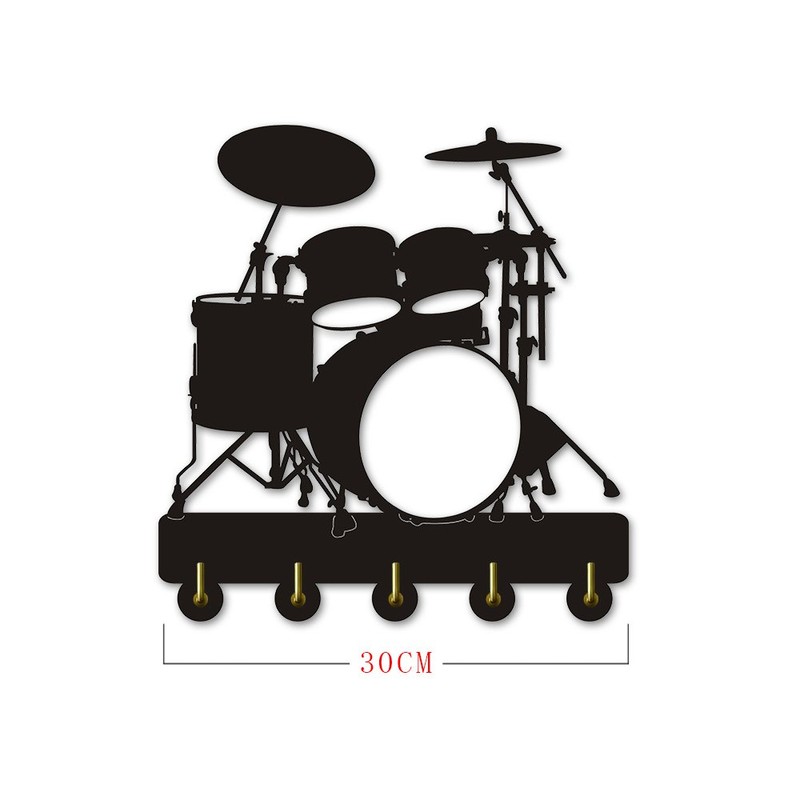 Drum Wall Hook Multi-Purpose Wall Hanger Coat Bags Clothes Keys