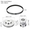 sourcing map Timing Belt Pulley 20 & 80 Teeth 8