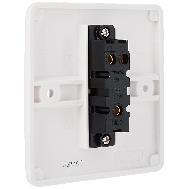 Knightsbridge CU2000 Light Curved Edge 10 A 1 Gang 2