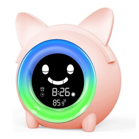 Kids Alarm Clock, Digital Wake Up Clock for Kids Bedroom, Children's Sleep Trainier, Night Light, Nap Timer, Sound Machine, Wake up Light Alarm Clock for Boys Girls Christmas and Birthday Gifts