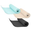 Non-Slip TPE Yoga Mat 8mm 1P Home Pilates Sports Sand Beige