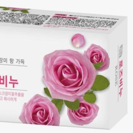 [Out_62] Mugunghwa Natural Beauty Rose Soap Skin Protection 90g (4 packs) / [아우트_62]무궁화 자연미인 로즈비누 피부보호 90g(4입)