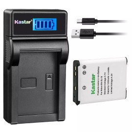 Kastar LCD3 Charger & 1 battery for Nikon S3400 S3500 S3600 S3700 S4100 S4150 S4200