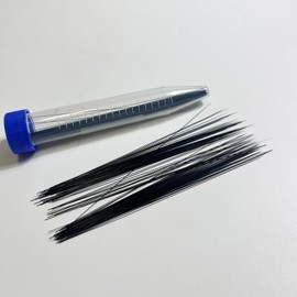 300Pcs 3.7 inch Black Simulated Animal Whiskers for Crafts Needle Felting,Extra Long Craft Animal Whiskers (Black-3.7 inch)