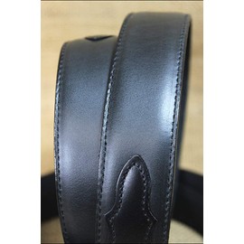 Tony Lama Men's Longhorn Leather Dress Belt Reg And Big Black 48