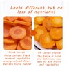 Carrot slices 7.05oz, vegetable dried instant carrot slices dried vegetables200g