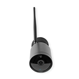 NEDIS SmartLife Outdoor Camera, WiFi Intelligent Camera, Full HD, IP65, with Motion Sensor and Night Vision, Integrated SmartLife App, Compatible with Android & iOS, Black, 163 mm