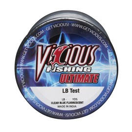 Vicious Fishing 17# Ultimate Line, Clear Blue, 660 yd.