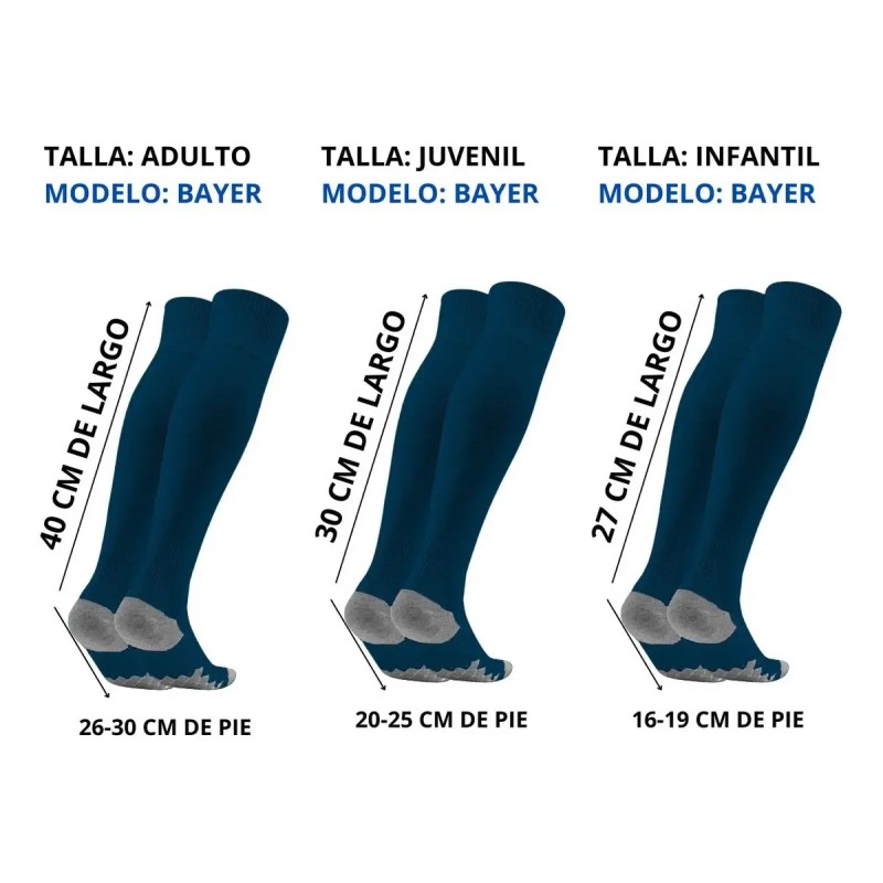 Calcetas Fútbol, Medias Profesionales Soccer 1 Par