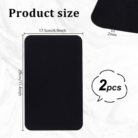 PH PandaHall 2pcs Inserts for Ita Bag, 11.4x6.9 inch Black Pin Display Insert Panel Set Rectangle Felt Bag Insert for Ita Bags Pin Display Window Bags DIY Crafts