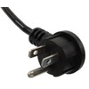 CablesOnline, 2-Pack 1ft Right-Angle NEMA 5-15P to IEC C13 Short