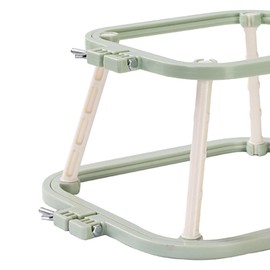 F Fityle Embroidery Frame Lap Stand Cross Stitch Rack Easy to Install Hoop Holder Desktop, green