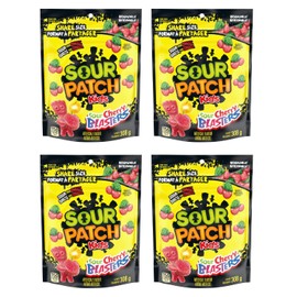 Maynards Sour Cherry Blasters Candy, 355 Gram/12.52 ounces {Imported from Canada}-SET OF 4