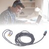 A2DC Headphone Replacement Cable 3.5mm 2.5mm 4.4mm Plugs Headphone Upgrade