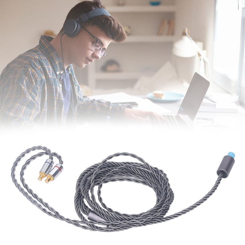 A2DC Headphone Replacement Cable 3.5mm 2.5mm 4.4mm Plugs Headphone Upgrade