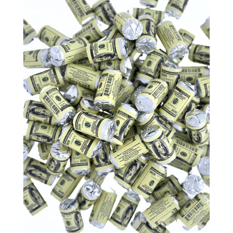 Money Mints-100ct-Individually Wrapped Spearmint Breath Mints with Poly Jar