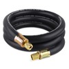 Boltigen 1/2'' ID Vacuum Refrigerant Hose, High Flow Black HVAC