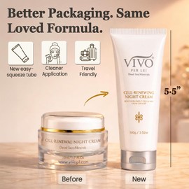 Vivo Per Lei Cell Renewal Night Cream, 1.7-Fluid Ounce SET OF 3 by Vivo Per Lei