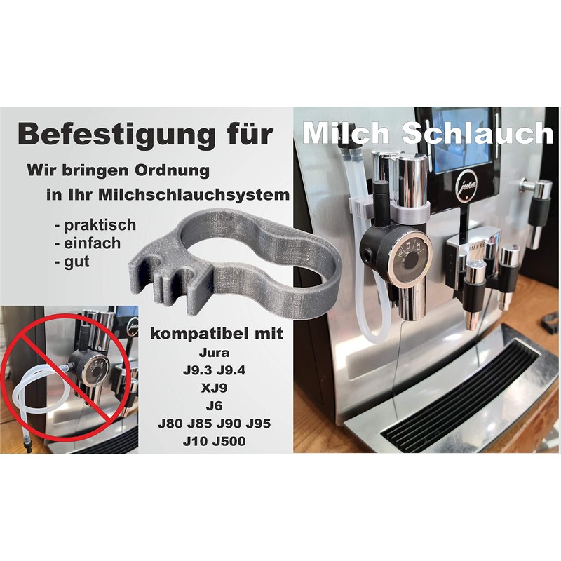 Milk Hose Attachment Compatible with Jura J9.3 J9.4 XJ9 J6