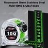Chovbe 10M Stainless Steel Tape Measure - 25mm Transparent Fluorescent