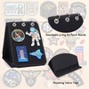 HUHYNN Patch Display, Vertical Patch Organizer with 4 Pages for